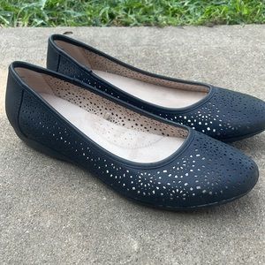 Black flats, Croft & Barrow Ortholite, worn once